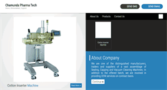 Desktop Screenshot of chamundapharmatech.net